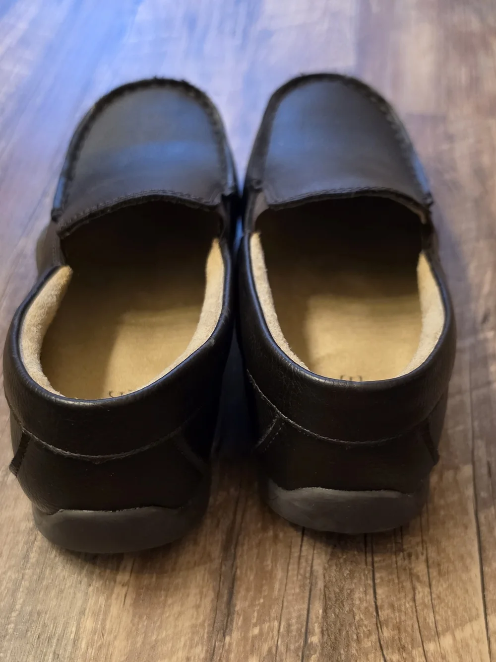 The Children's Place Boys Black Slip On Loafers Dress Shoes Size 3 Youth